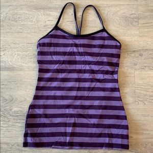 lululemon - power Y tank - purple - 8